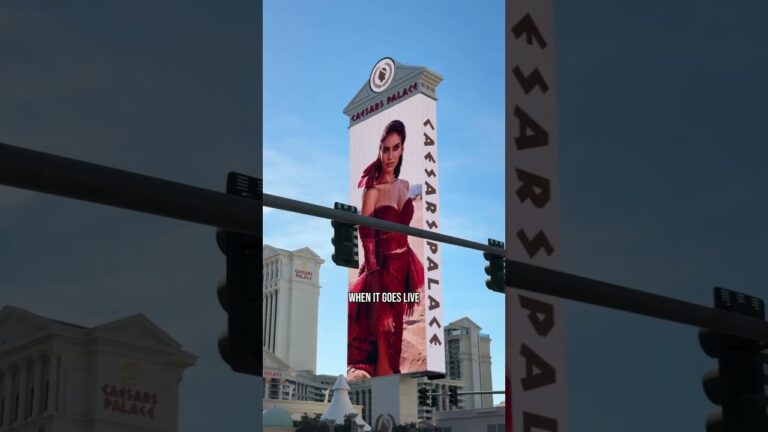 The Hard Rock Just Started a Vegas Strip Sign War #Shorts #LasVegas #VegasStrip