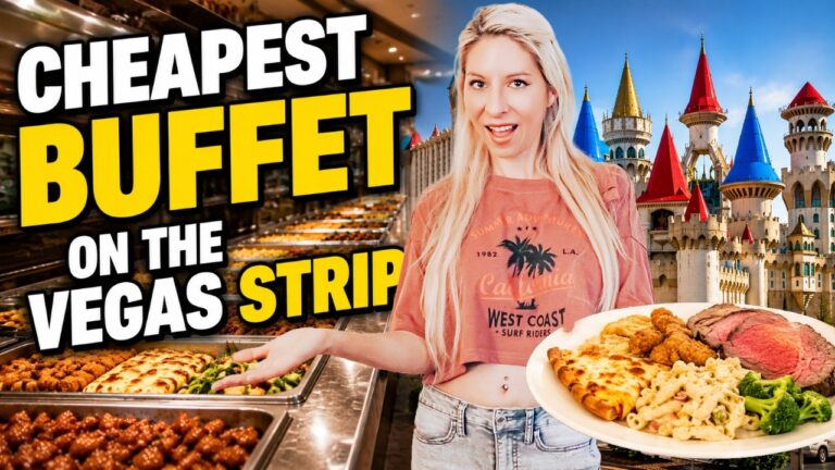 The LAST Cheap Buffet on the LAS VEGAS Strip?! Excalibur Buffet FULL Tour 2026