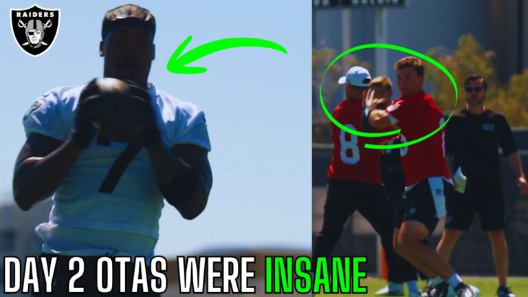 The Las Vegas Raiders Are GRINDING At OTAs Day 2… | Fernando Mendoza, Quay Walker & More |