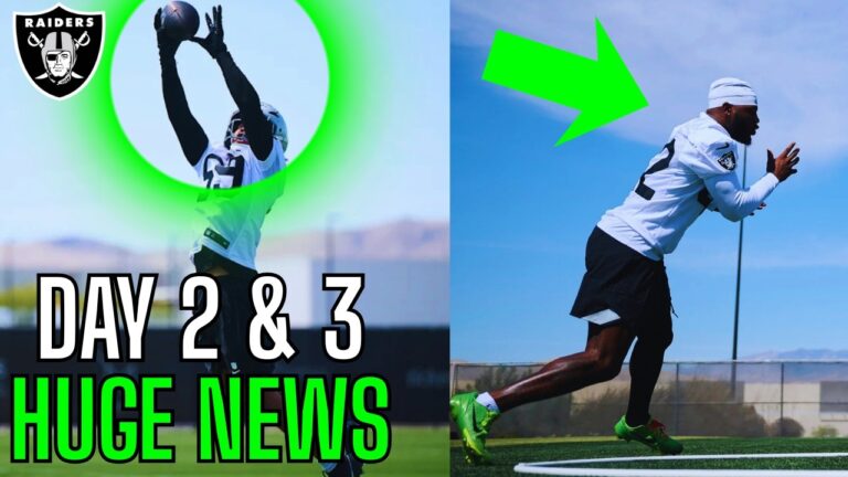 The Las Vegas Raiders Are OBSESSED With These TWO Rookies At Rookie Minicamp… | Rookie Camp News |