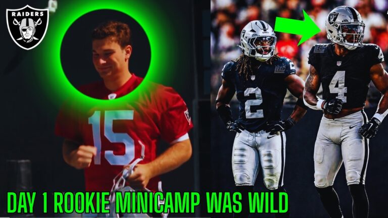 The Las Vegas Raiders Day 1 Rookie Minicamp IS HERE… | Raiders News |