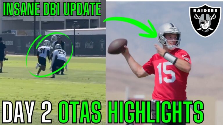 The Las Vegas Raiders Day 2 OTAs FEEL Different ALREADY… | Fernando Mendoza, Jermod McCoy |