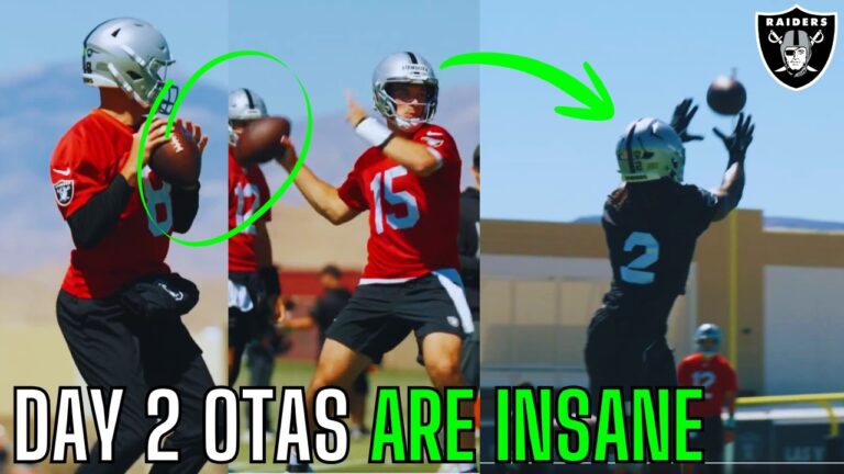 The Las Vegas Raiders OTAs Highlights Are WILD… | Fernando Mendoza, Ashton Jeanty |