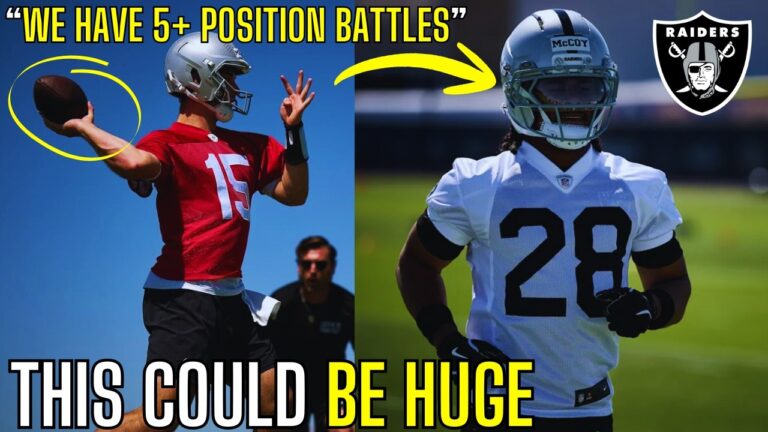 The Las Vegas Raiders OTAs Look INSANELY COMPETITIVE…