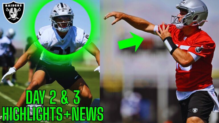 The Las Vegas Raiders Rookie Minicamp FEELS DIFFERENT… | Day 2 & 3 Highlights+News |