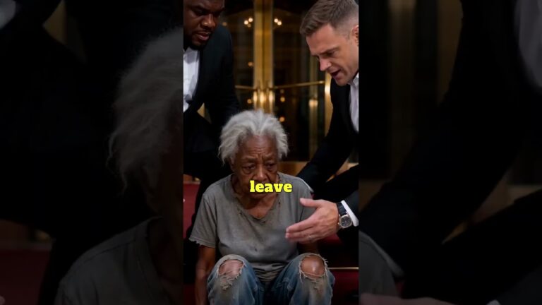 They Mocked a Homeless Woman Outside a Luxury Hotel — Then Justice Poured Down #kindness #reversal