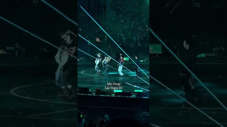 They shine so brightly, BTS deserves this | Mic Drop Las Vegas. #bts #arirang #micdrop #lasvegas