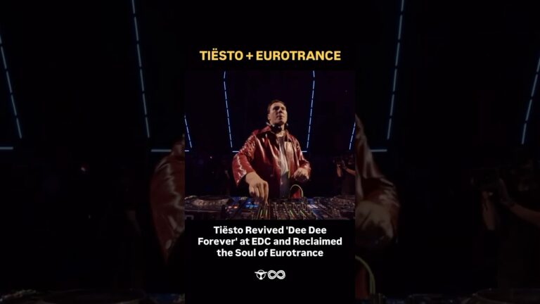 Tiësto dropping Eurotrance at EDC Las Vegas 🔥🔥🔥#edc #lasvegas #tiesto