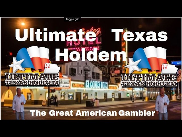 Ultimate Texas Holdem at The El Cortez from Las Vegas, Nevada