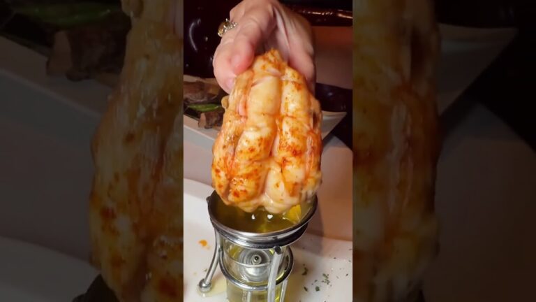 Ultramega super giant lobster tail from Circus Circus steakhouse Las Vegas!
