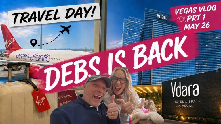 Vegas Vlog – Maycation Prt 1/ Travel Days/ Vdara Check in and some slots
