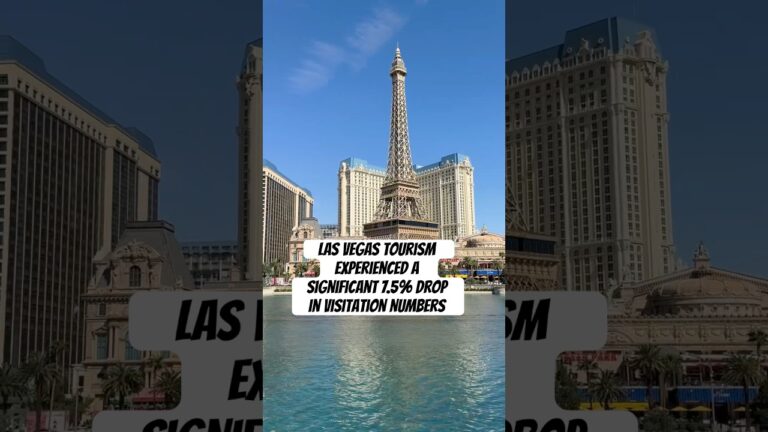 Vegas tourism experienced a significant 7.5% drop #vegas #casino #lasvegas #vegaslife #vegaslife