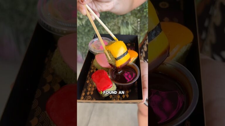 Viral Dubai Sushi in LAS VEGAS Chinatown #lasvegas #vegasfood #dubaichocolate