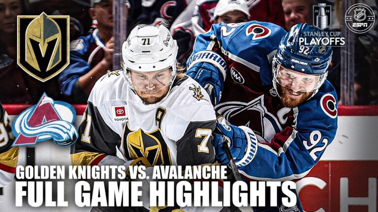 Western Conference Final – Game 2: Vegas Golden Knights vs. Colorado Avalanche Highlights | ESPN NHL