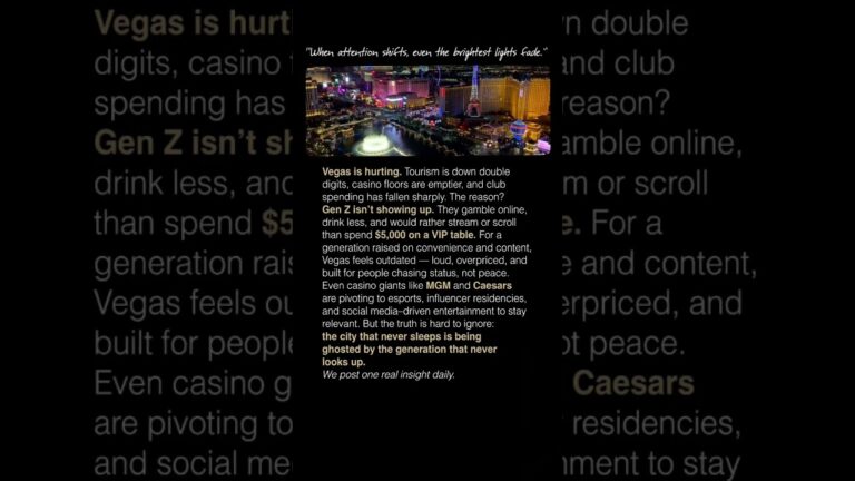 Why Gen Z is Ghosting Las Vegas 🎰