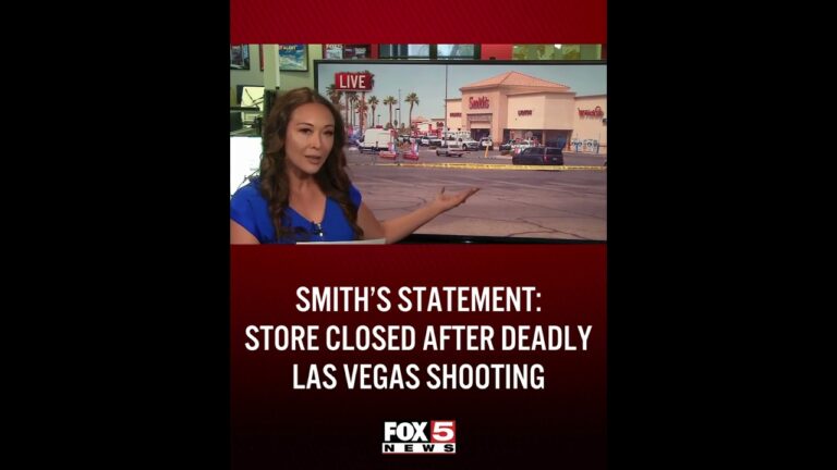 Witness says shoppers tackled suspect after 2 killed in Las Vegas grocery store shooting