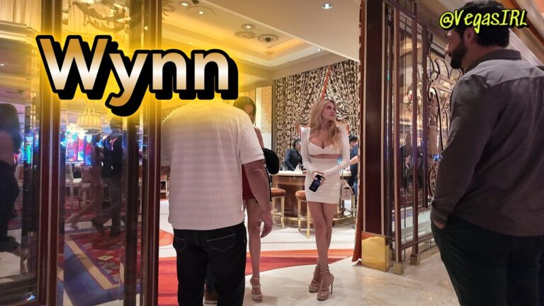 Wynn Las Vegas Saturday night people watching