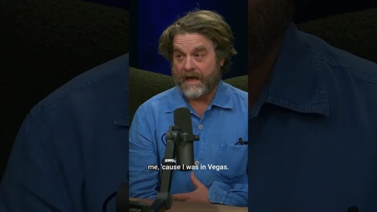 Zach Galifianakis went to Las Vegas dressed as his character from “The Hangover.” #podcast #comedy