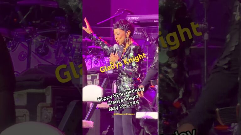 #gladysknight #concert #entertainer #lasvegas #show #vegas #music #motown  #birthday #singer