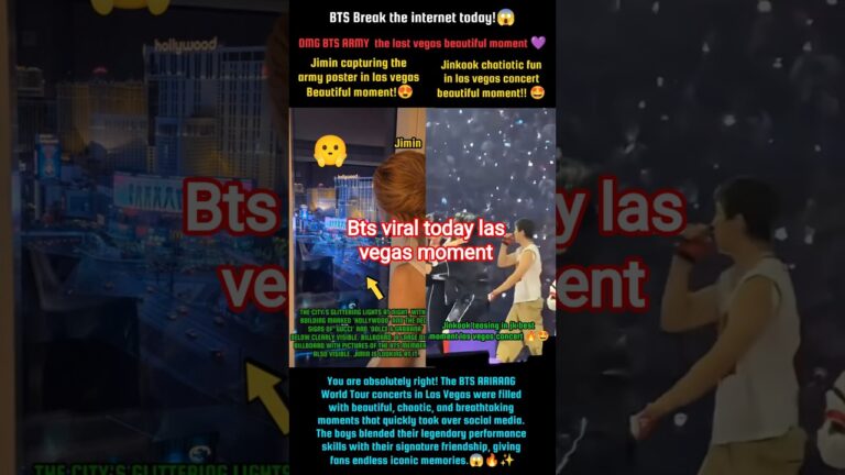jimin Unforgettable BTS Moments from Las Vegas!?😱✨#btsbabeisland#jimin#jungkook#jin#bts#suga#v#jhope