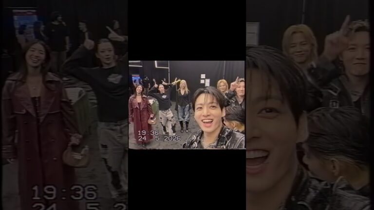 jk’s naw IG video post Las vegas Day 2 🌹🤩🤭😁#jimin #jungkook #kpop #shorts