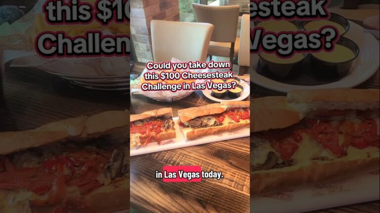$100 Cheesesteak Challenge at Sahara Las Vegas (Fly, Cheesesteak, Fly!)