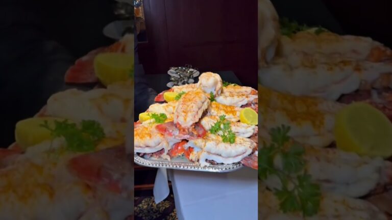 12 lobster tails at Golden Steer in Las Vegas