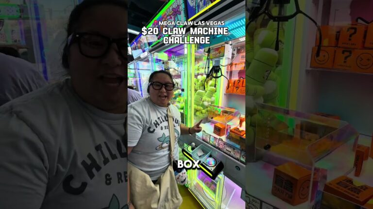 $20 Claw Machine Challenge at Mega Claw Las Vegas