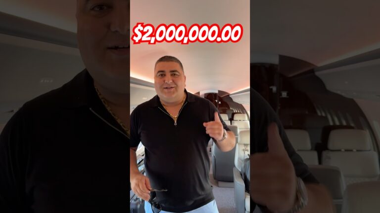 $2,000,000 Las Vegas Trip With Global 6500 Private Jet #shorts #vegas #viral #trending
