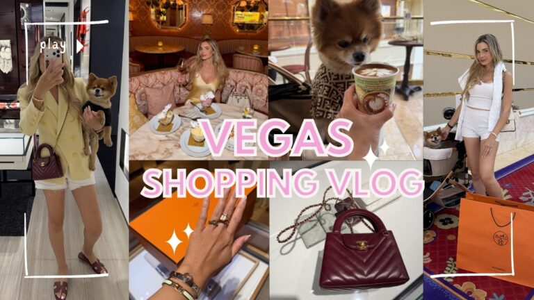4 Days in Las Vegas at the Fontainebleau Luxury Shopping Vlog & what I bought 🛍 💳