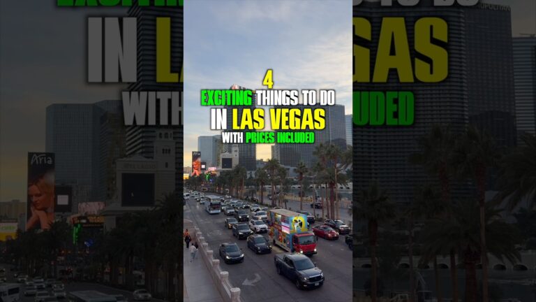 4 Exciting Things To Do in Las Vegas During 2026 With Prices Included #vegas #lasvegas