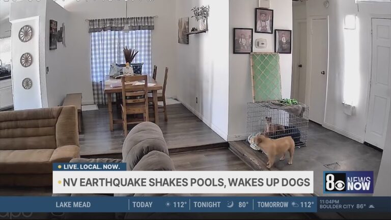 4.1 magnitude earthquake felt across Las Vegas valley