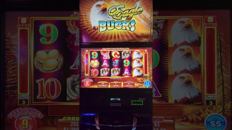 $45 Eagle Bucks Bonus. Las Vegas #slot #casino #lasvegas