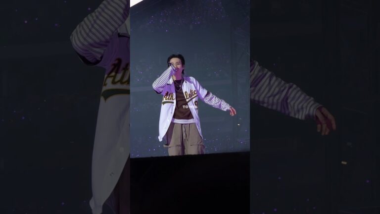 [4K] SUGA During ‘Anpanman’ Pt. 2 | Las Vegas D3