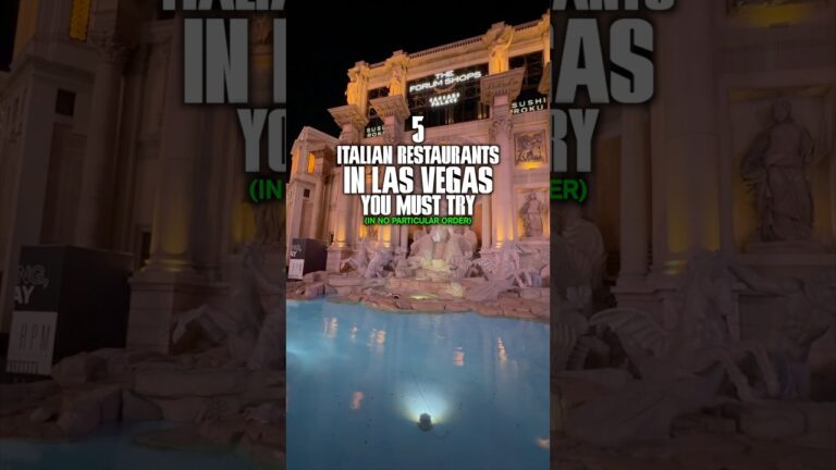 5 Italian Restaurants in Las Vegas You Must Try During 2026 #Vegas #Food