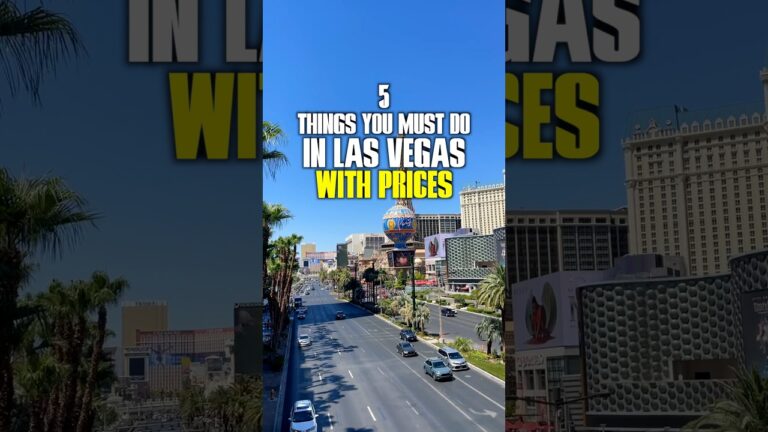 5 Things You Must Do in Las Vegas With Prices #Vegas #LasVegas