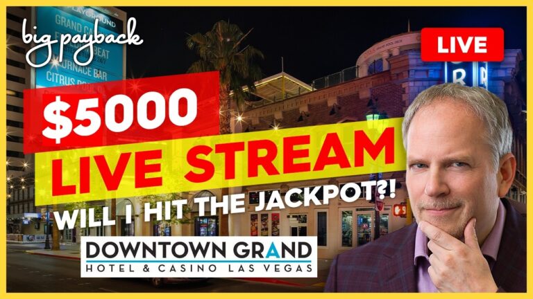 🔴 $5,000 for → DESTROYING Fire Link Triple Nova! Live VEGAS Slots at the DOWNTOWN GRAND!