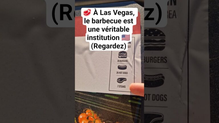 🥩🇺🇲 À Las Vegas, le barbecue est une véritable institution ! #lasvegas