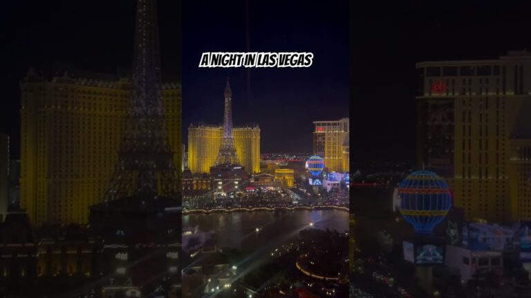 A Night in Las Vegas #shorts #lasvegas #short #fyp #shorts #bellagio #shortsviral #travel