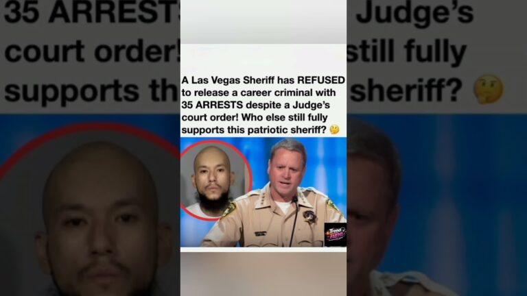 A post claims a Las Vegas Sheriff refused a judge’s release order.#Politics #LasVegas #Sheriff