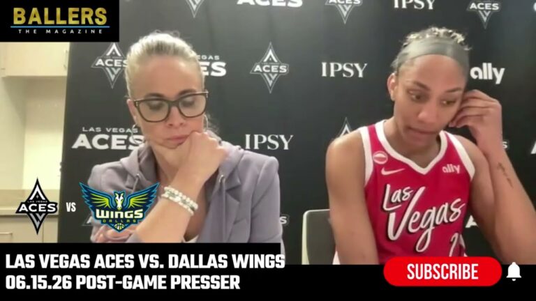 A’ja Wilson & Head Coach Becky Hammon: Las Vegas Aces Postgame Presser | vs. Dallas Wings | 06.15.26
