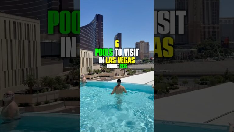 BEST POOLS TO VISIT IN LAS VEGAS THIS SUMMER! 🏊 ☀️ #vegas #lasvegas