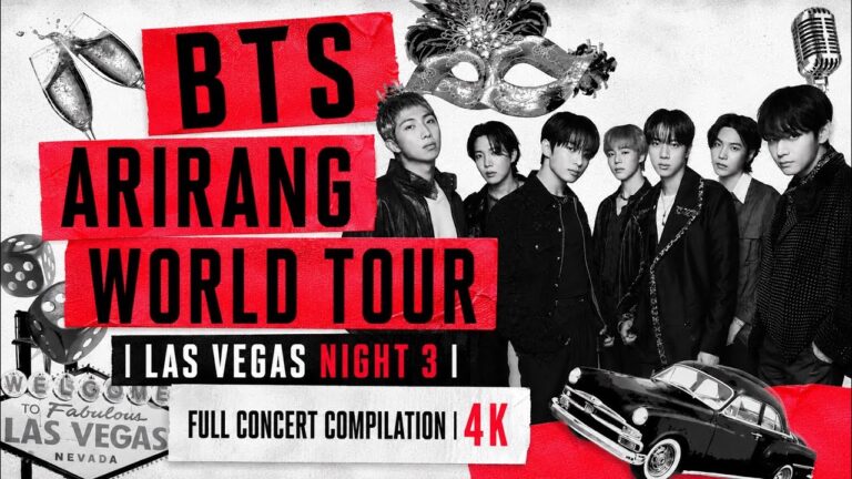 BTS: ARIRANG WORLD TOUR 2026 | LAS VEGAS, NV | N3 | Full Concert Compilation | 4K