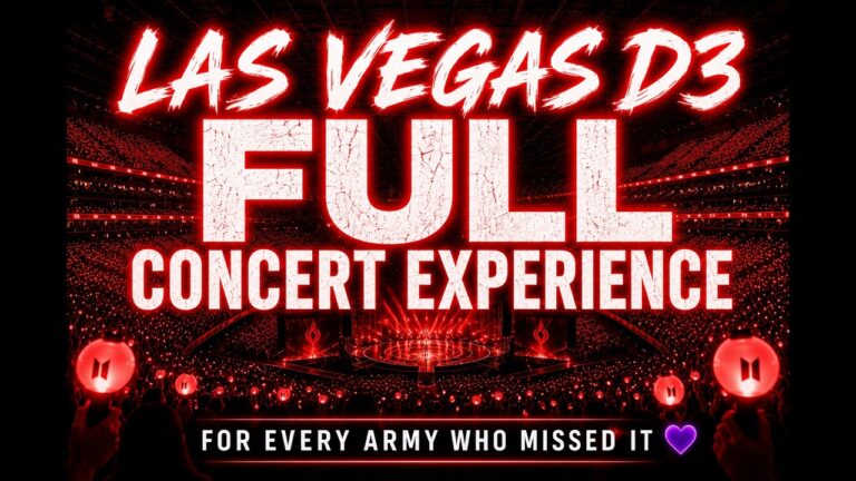 💜 BTS Las Vegas Day 3 | Full Concert Experience For Every ARMY Who Missed It #btsarmy #concert #pop