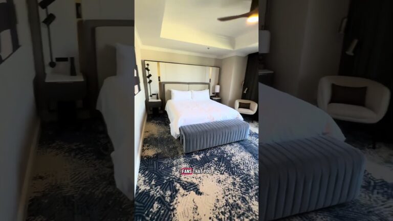 Beautiful balcony views from The Resort Summerlin in Las Vegas large affordable luxury hotel rooms