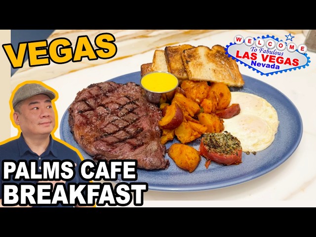 Breakfast at the Palms Cafe. Las Vegas
