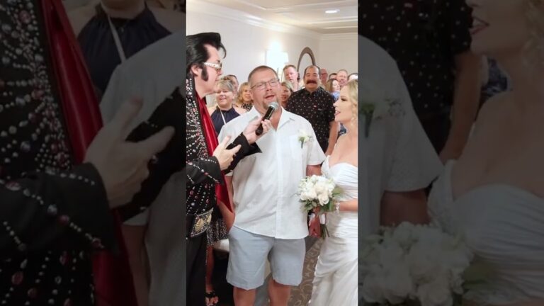 Clint & Elisha’s Elvis Vow Renewal in Las Vegas | Graceland Chapel
