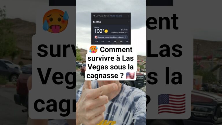 🇺🇲🥵 Comment survivre à Las Vegas sous la cagnasse ? #lasvegas
