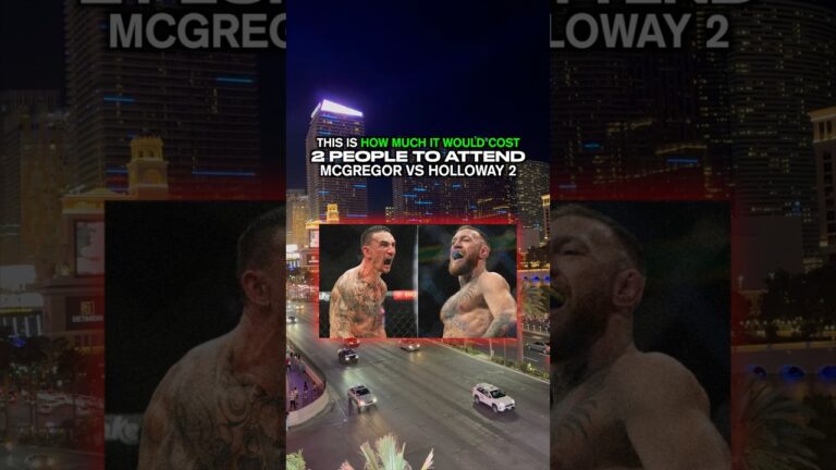 Cost To Attend McGregor vs Holloway in Las Vegas July 11 2026 #UFC @UFC