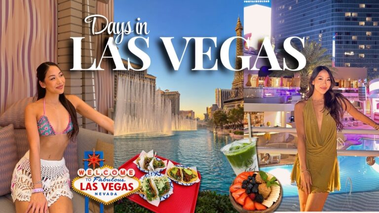Days in Las Vegas 🎰 everything I ate & summer outfits to feel my best on vacation